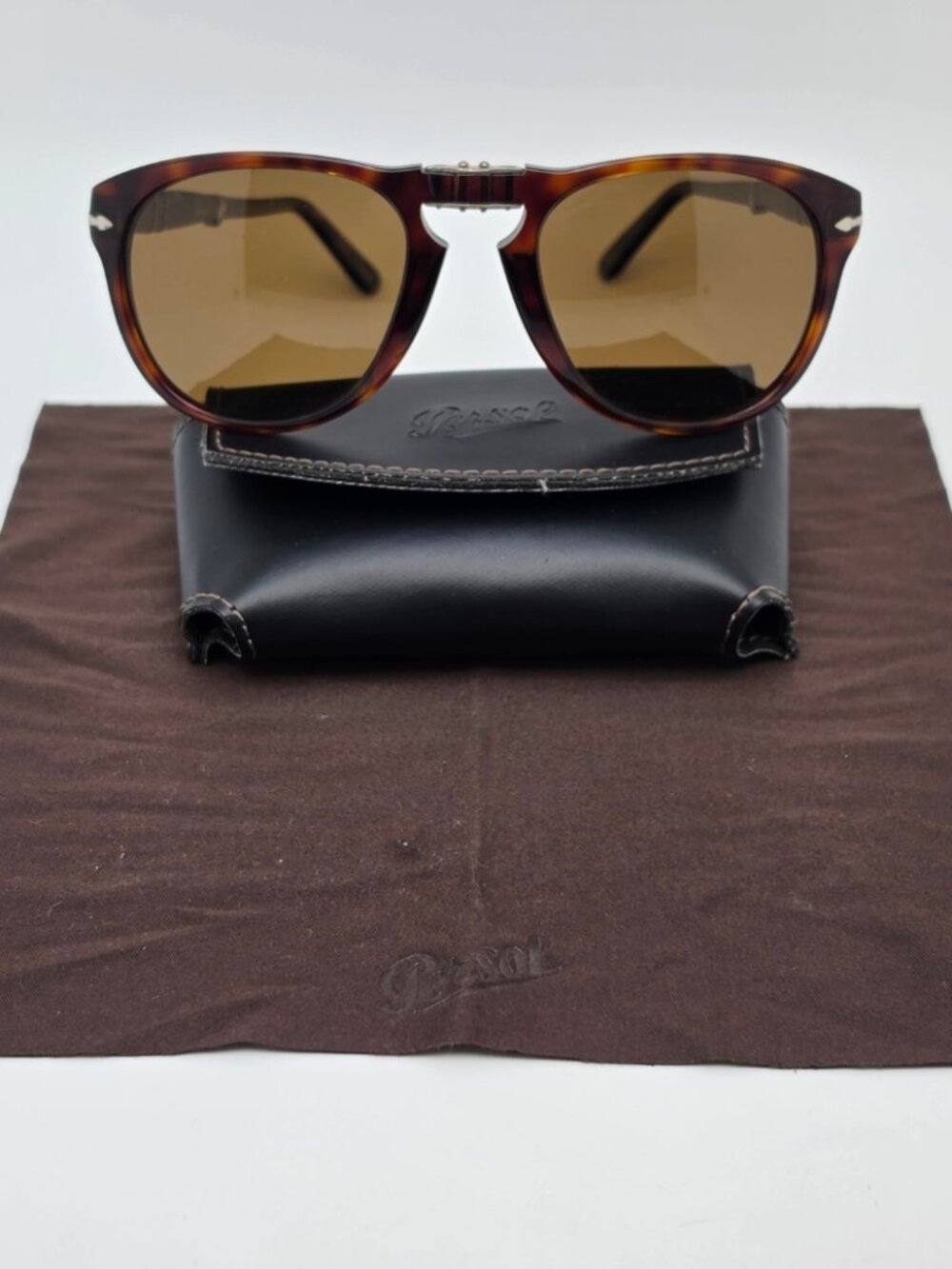 Persol 714 24/57 Original Steve McQueen Tortoise Polarized Brown Sunglasses 54mm
